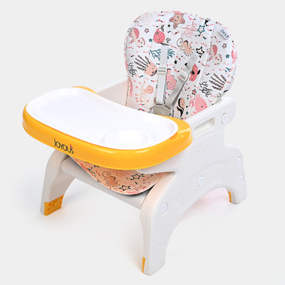 Baby High Chair 3 in 1 Orange (985)