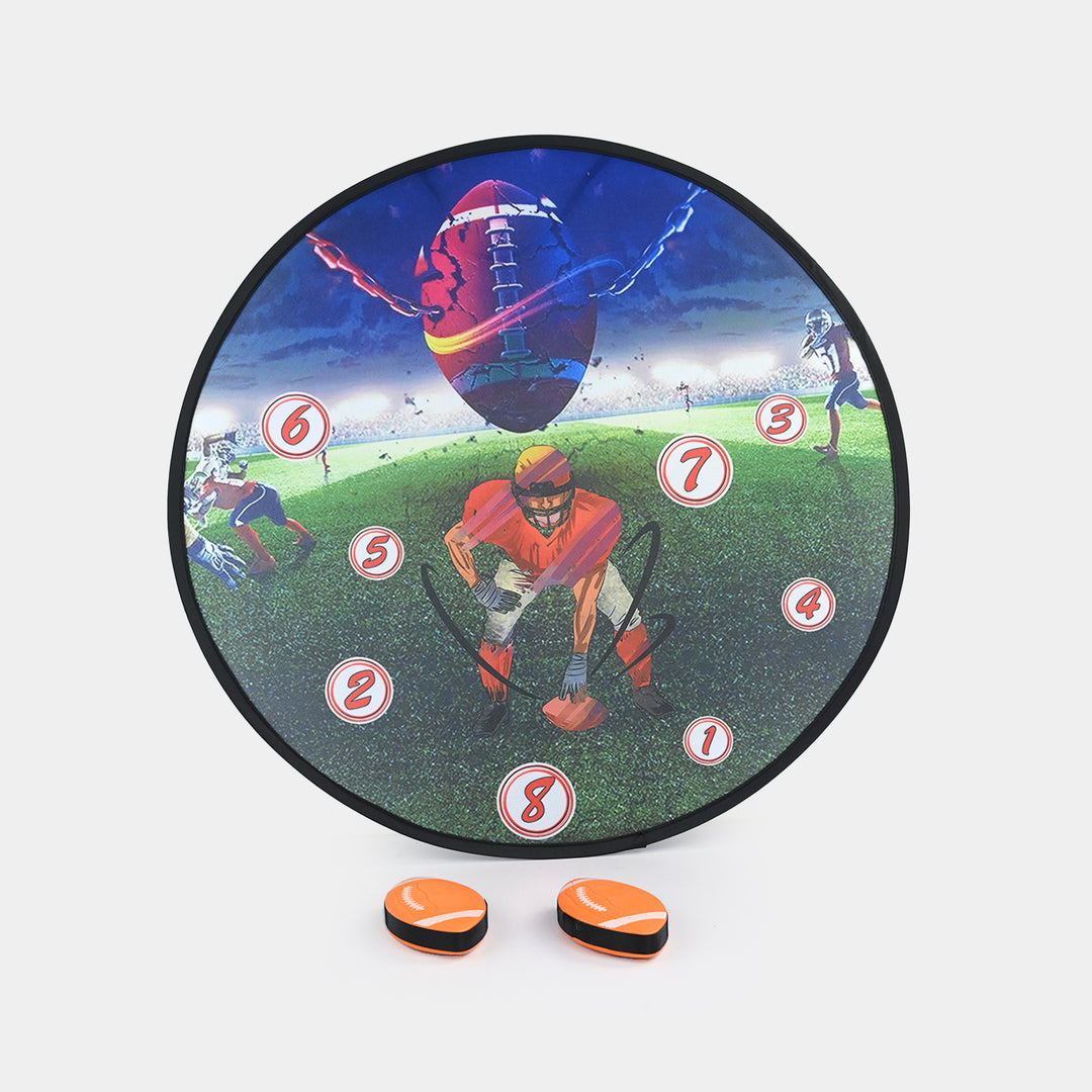 Kids Football Target Throwing Game Set