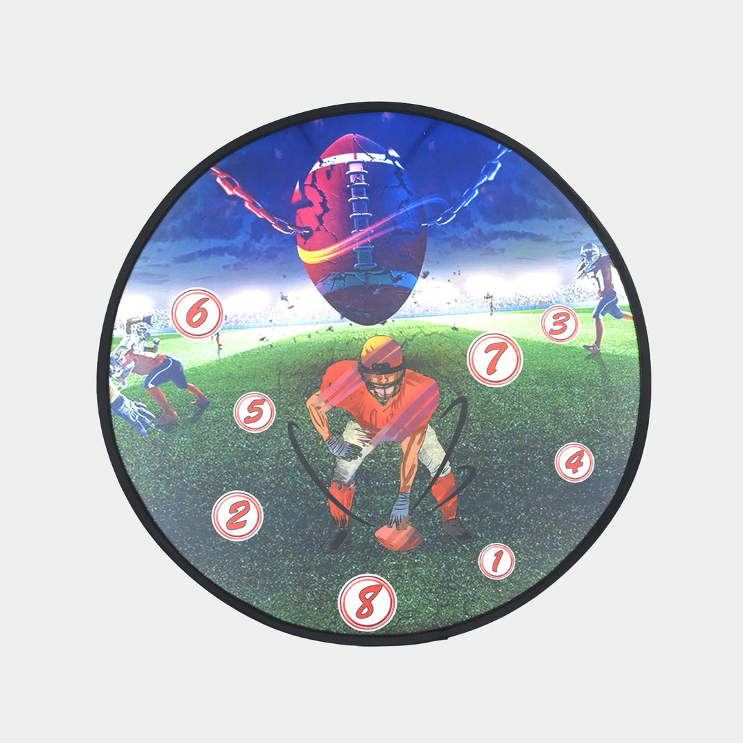 Kids Football Target Throwing Game Set