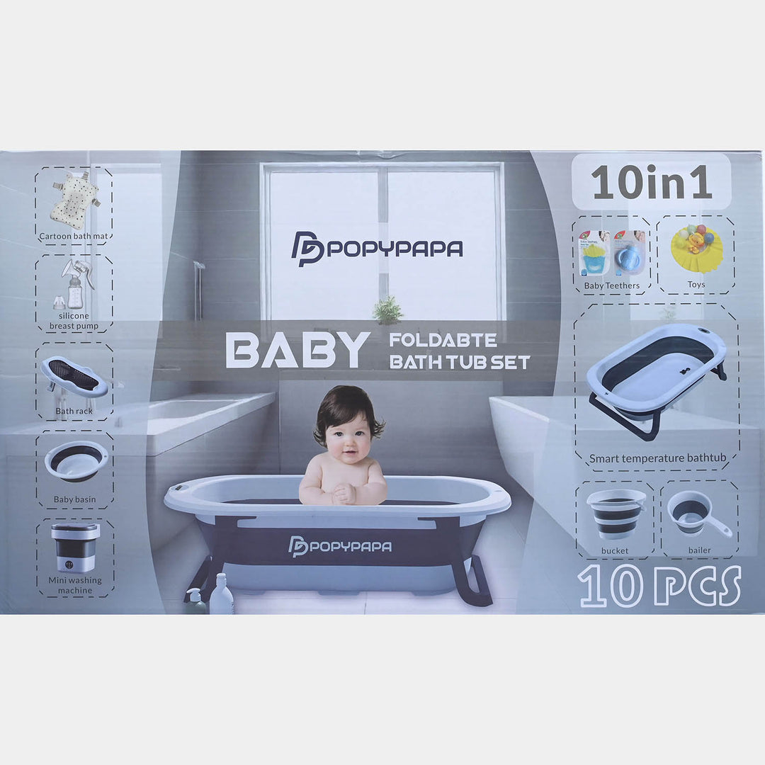 10-in-1 Smart Foldable Baby Bath Set