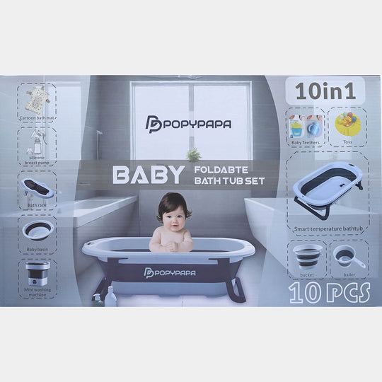 10-in-1 Smart Foldable Baby Bath Set