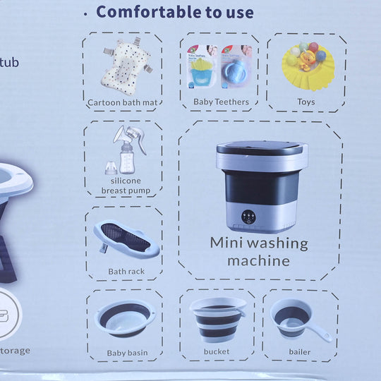 10-in-1 Smart Foldable Baby Bath Set