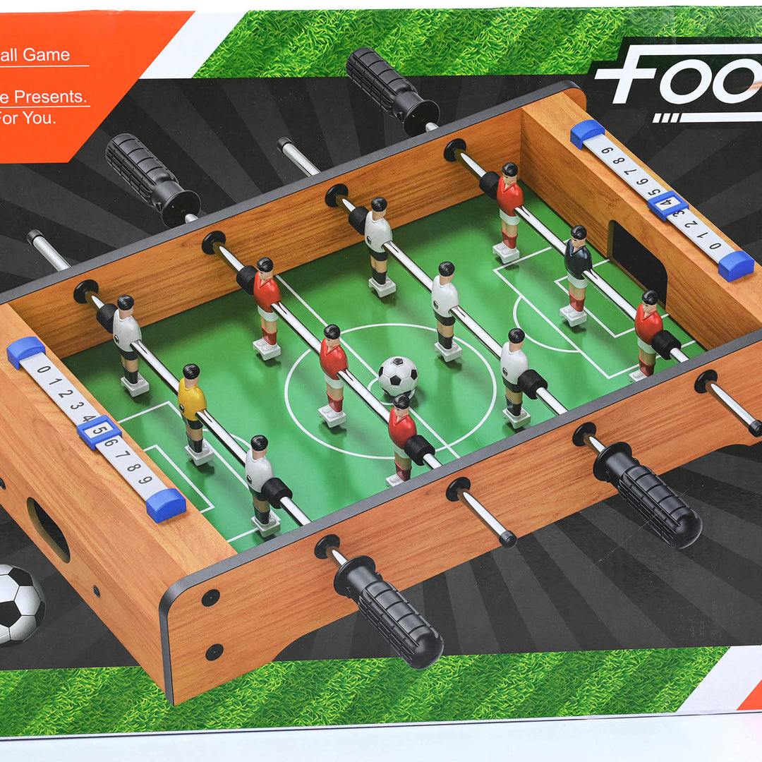 Compact Tabletop Foosball Soccer Game