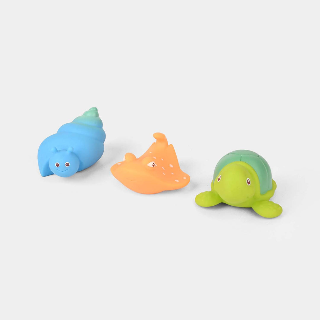 Ocean Friends Bath Toy Set – 6-Piece Soft Squeeze Sea Animals for Kids