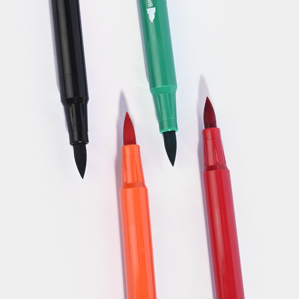 2 in 1 Double Ended Tip Pen 24 Colors For Kids