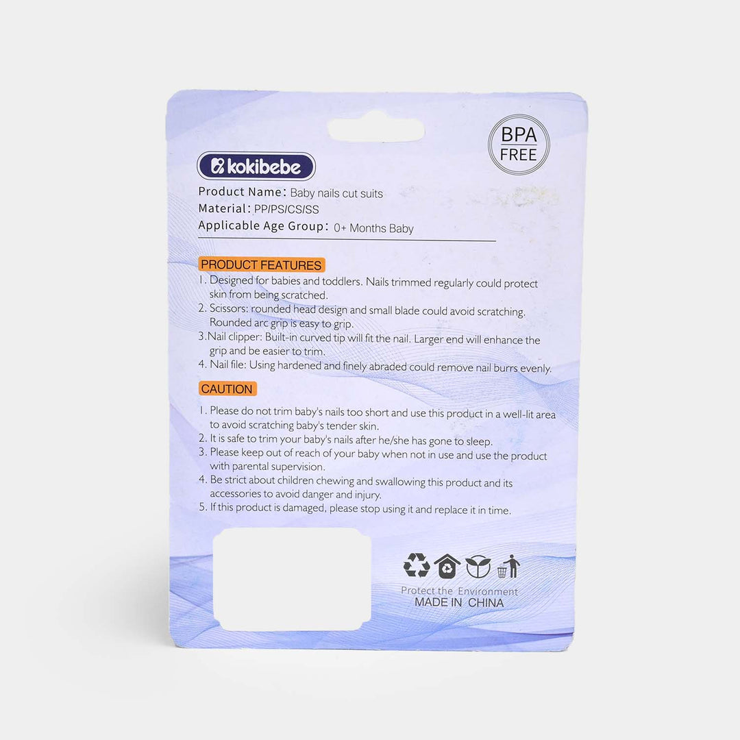 Baby Nail Clipper 3PCs Set | BLUE