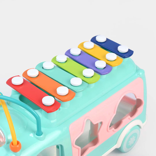 Musical Xylophone Bus with Sorting Shapes