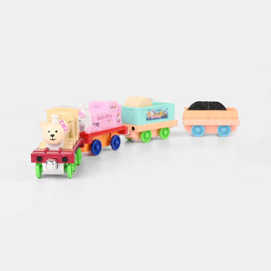 Alloy Pullback Magnetic Train for Kids