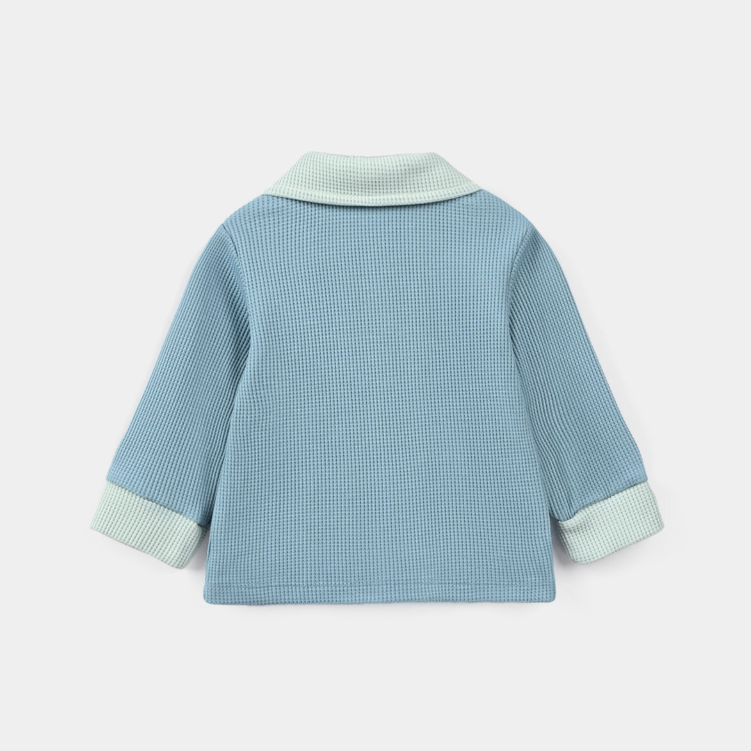 Infant Boys Thermal Knitted Suit 319 - 035- Blue.Green