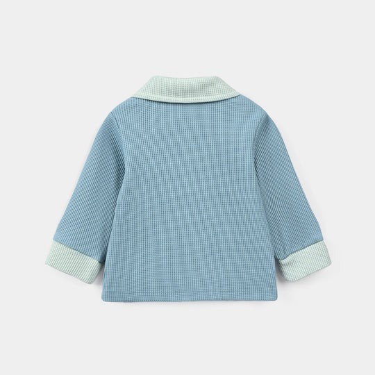 Infant Boys Thermal Knitted Suit 319 - 035- Blue.Green