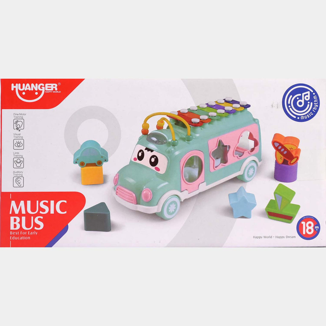 Musical Xylophone Bus with Sorting Shapes