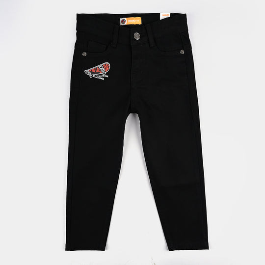 Boys Denim Stretch Pant Skate All Day-BLACK