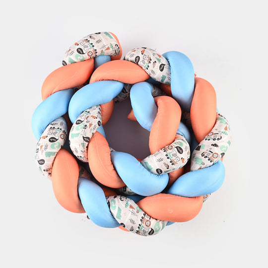 Braided Baby Cot Bumper Cushion