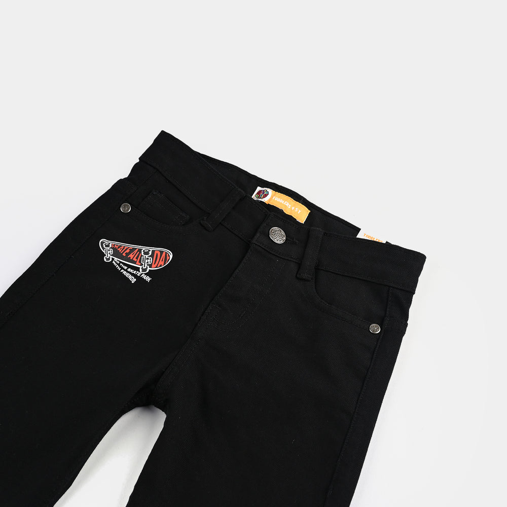 Boys Denim Stretch Pant Skate All Day-BLACK