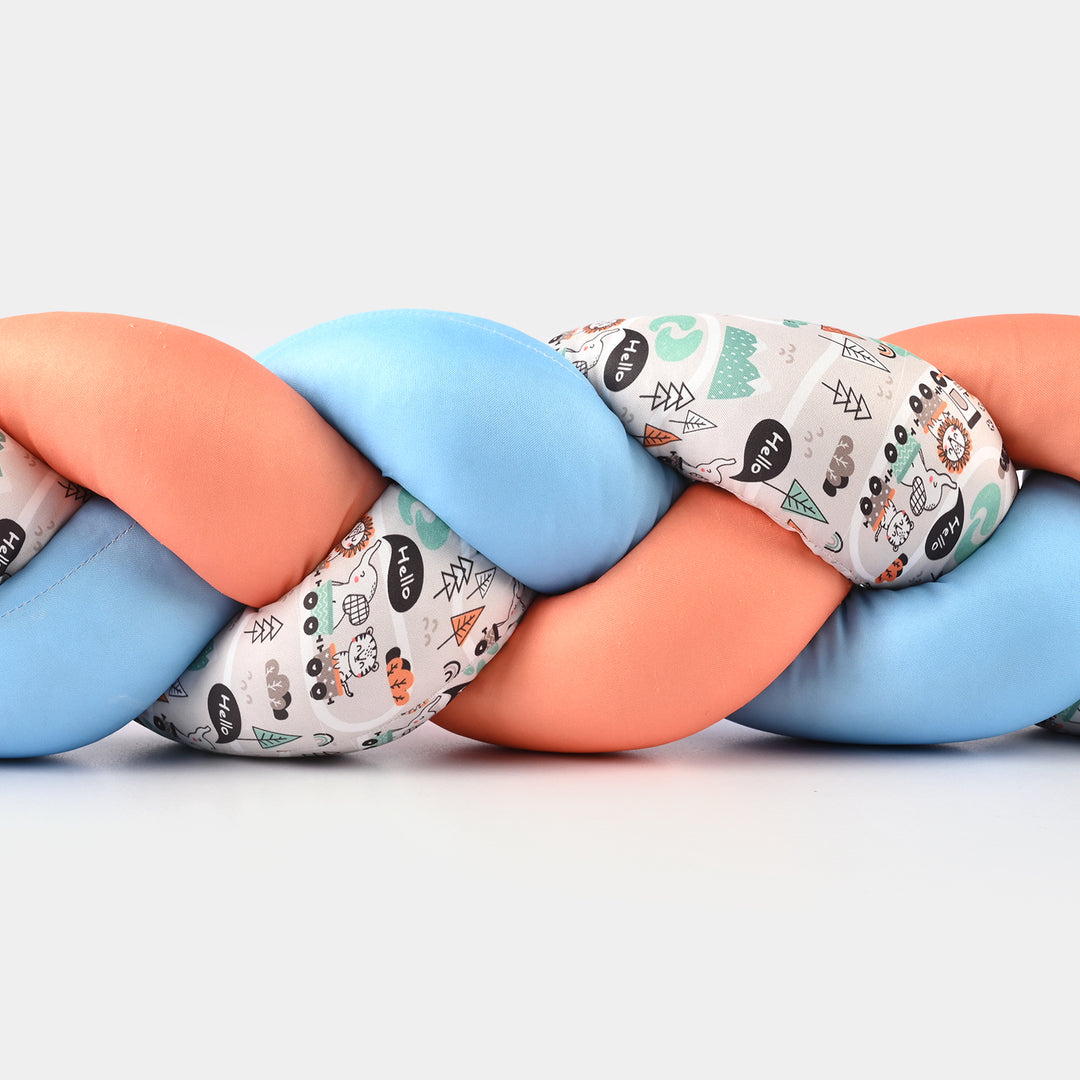 Braided Baby Cot Bumper Cushion