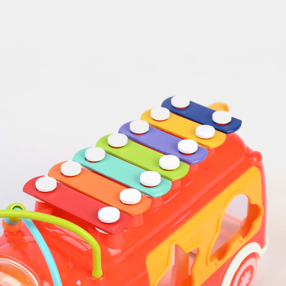 Musical Xylophone Bus with Sorting Shapes