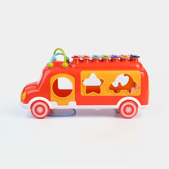Musical Xylophone Bus with Sorting Shapes