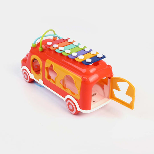 Musical Xylophone Bus with Sorting Shapes