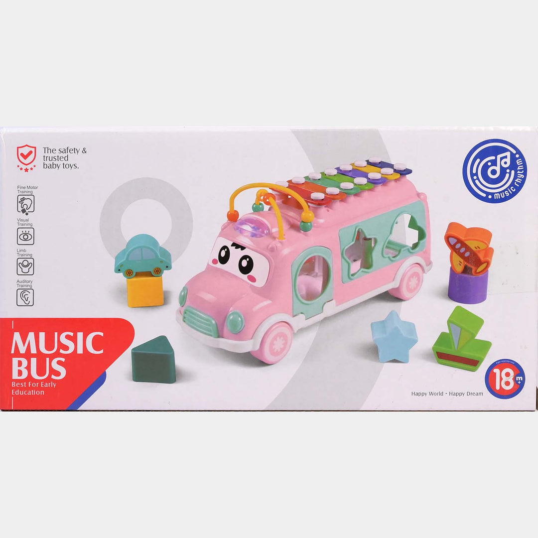 Musical Xylophone Bus with Sorting Shapes