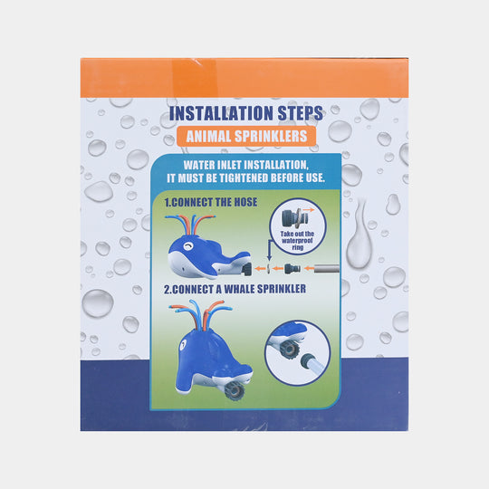 Kids Whale Water Spray Lawn Toy