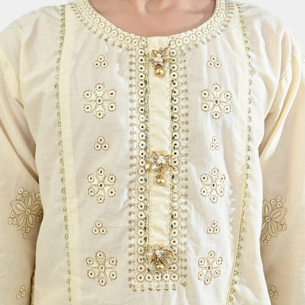 Girls Cotton Poplin 3Pcs Reet-OFF-White