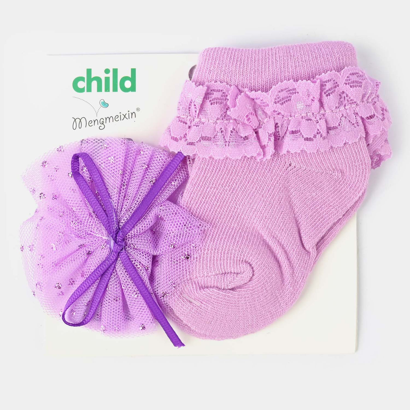 Baby Headwrap & Socks | 0-6M