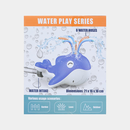 Kids Whale Water Spray Lawn Toy