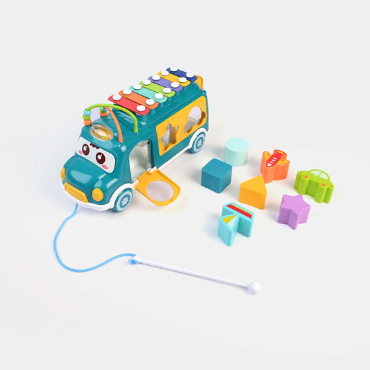 Musical Xylophone Bus with Sorting Shapes