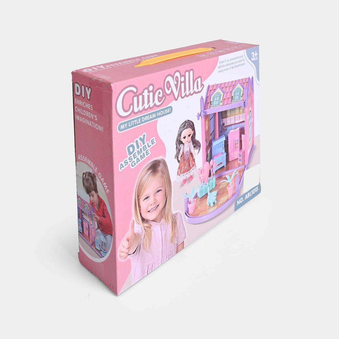 Cutie Villa My Little Dream House DIY Assemble Play Set