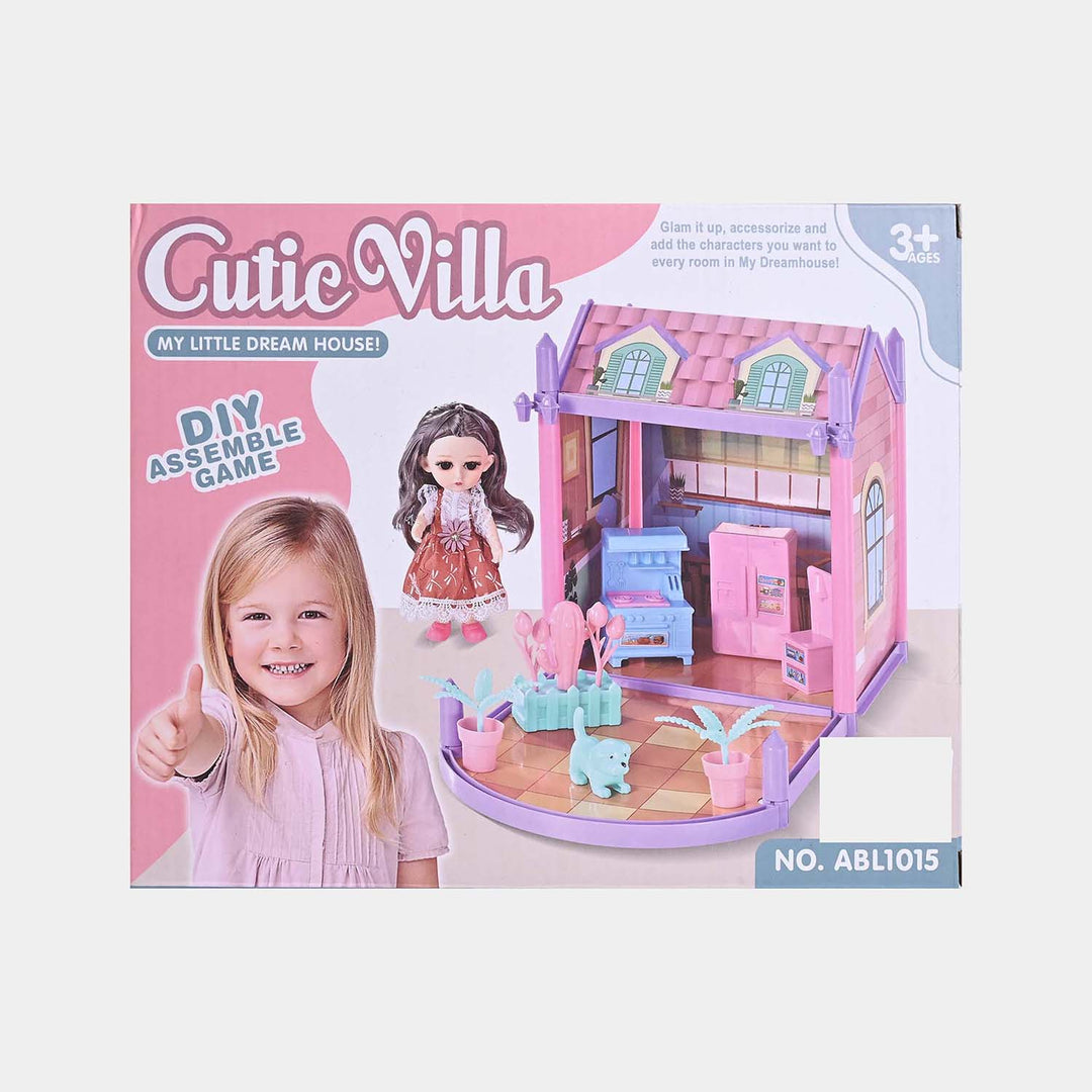 Cutie Villa My Little Dream House DIY Assemble Play Set
