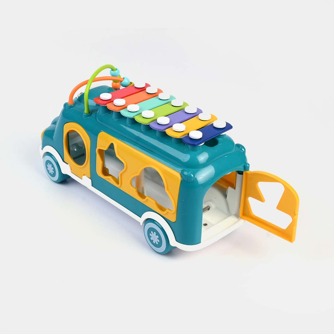 Musical Xylophone Bus with Sorting Shapes