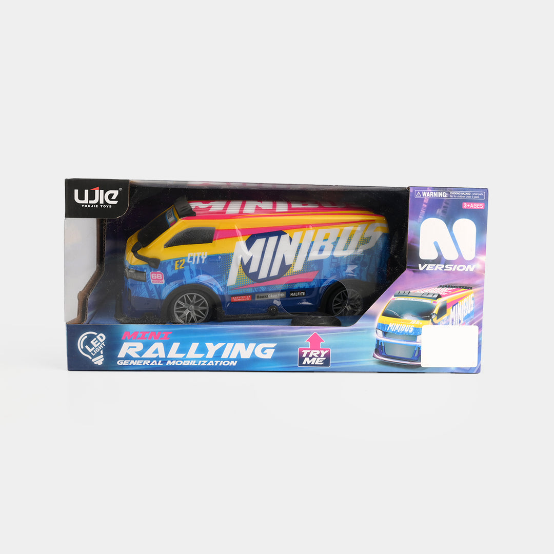 Remote Control Minibus Toy with LED Lights