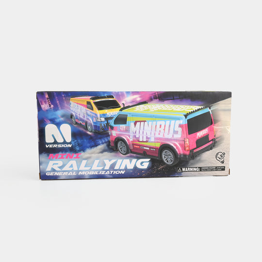 Remote Control Minibus Toy with LED Lights