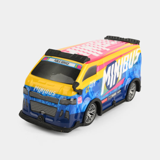 Remote Control Minibus Toy with LED Lights