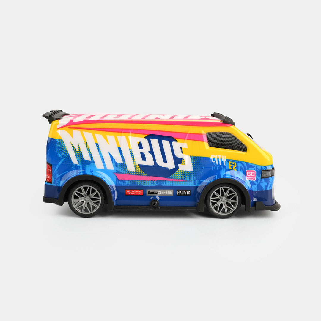 Remote Control Minibus Toy with LED Lights