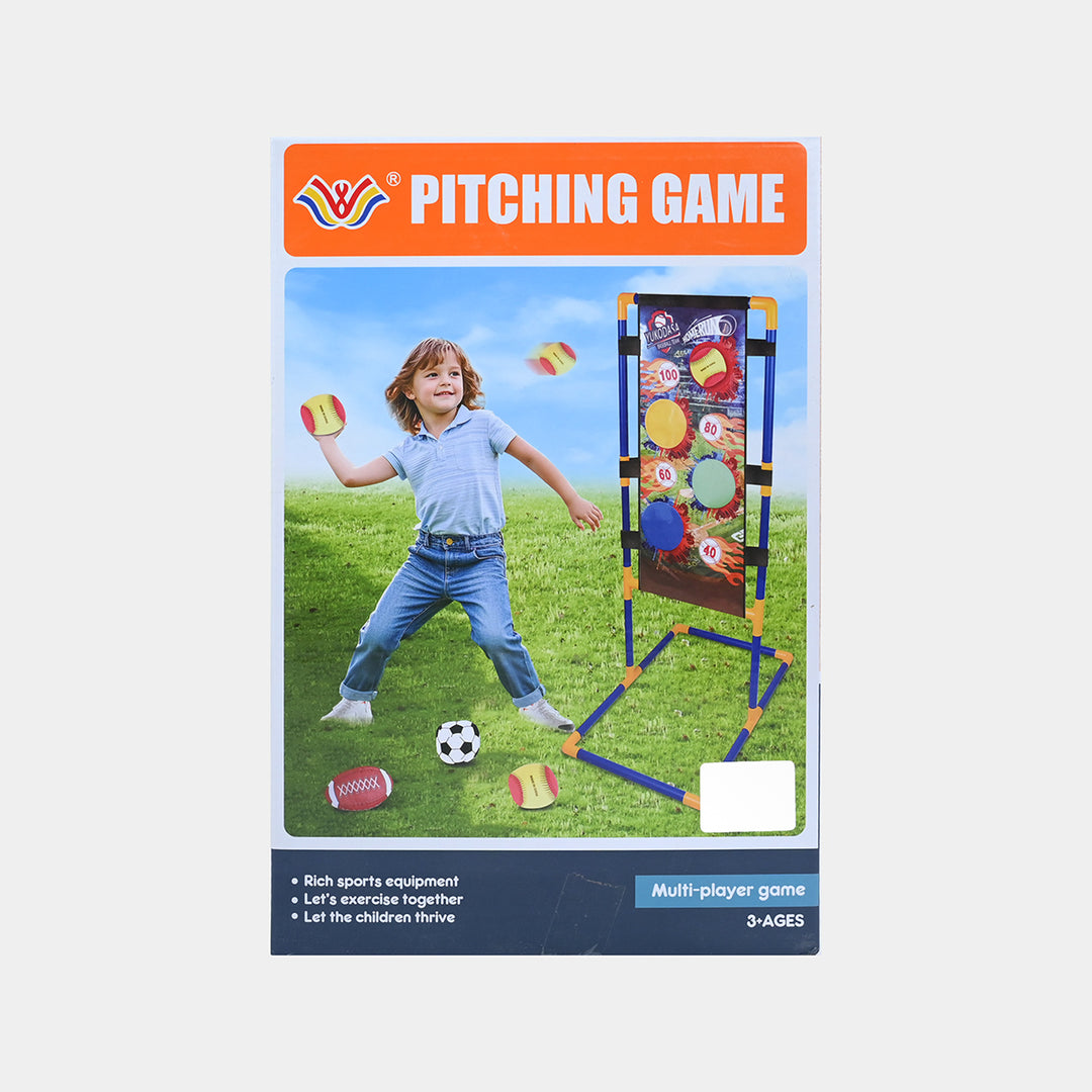 Kids Pitching Target Throwing Game Set
