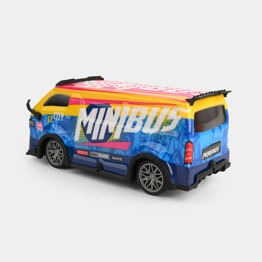 Remote Control Minibus Toy with LED Lights