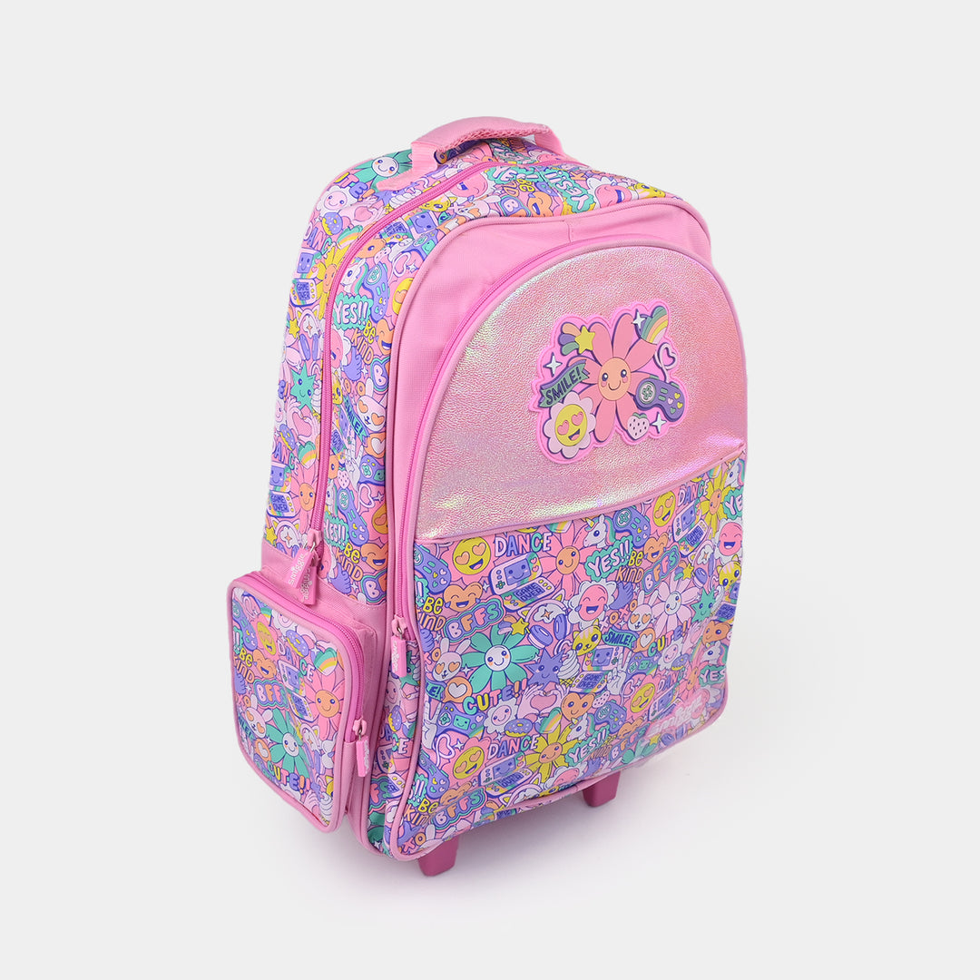 Smiggle Rolling Backpack/Trolley Bag for Kids