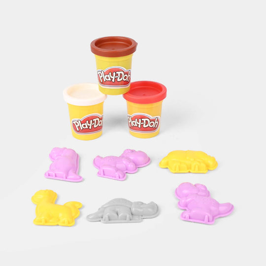 Colorful Creative Dino Clay Dough Play Set