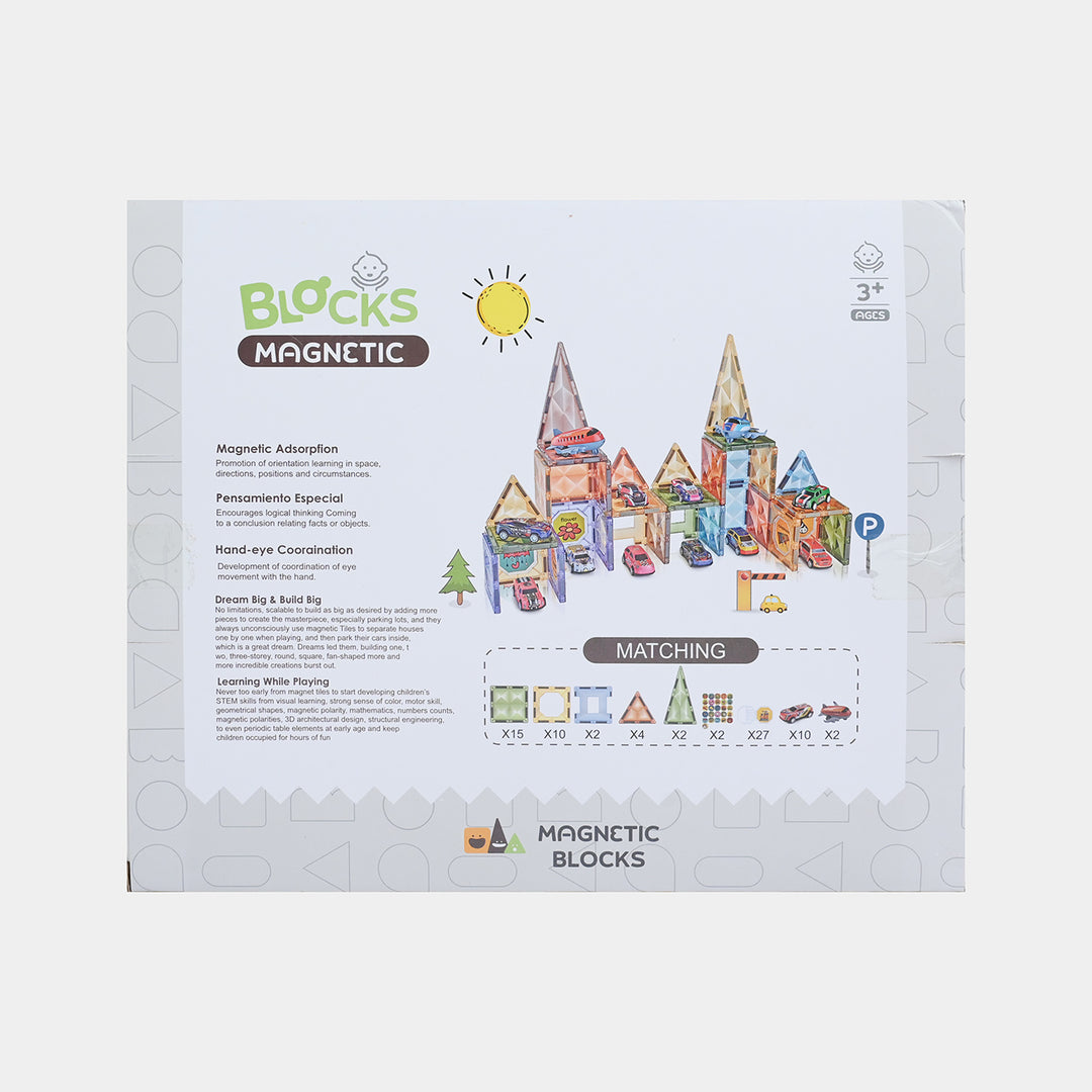 Kids Magnetic Blocks Building Set