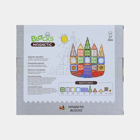 Magnetic Castle Building Blocks Set