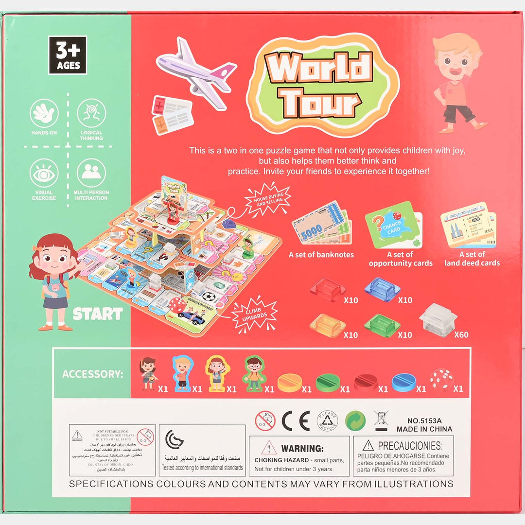 Kids World Tour Educational Board Game