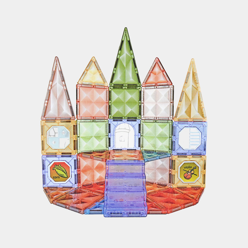 Magnetic Castle Building Blocks Set