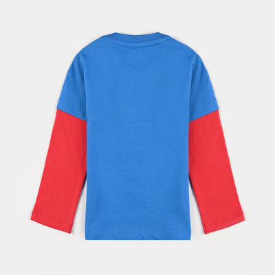 Infant Boys Cotton Jersey Round Neck T-Shirt