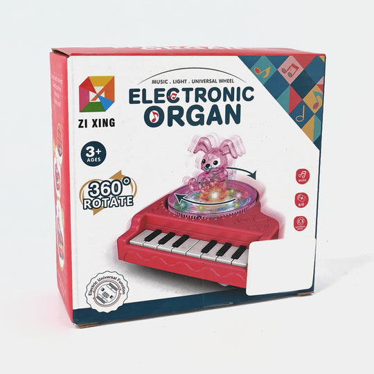 Electronic Musical & 360 Rotate Organ For Kids