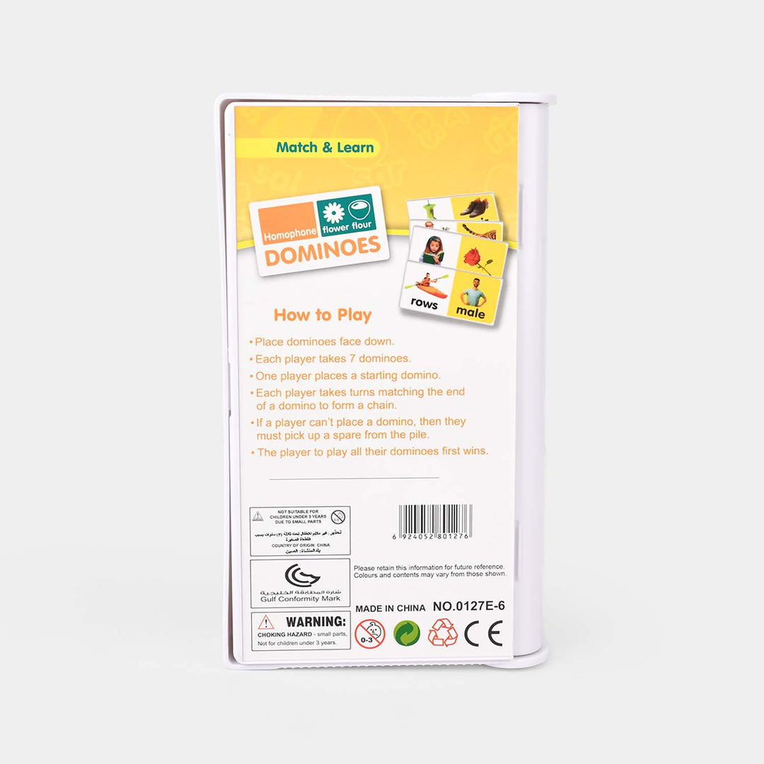 Junior Learning Homophone Match & Learn Dominoes