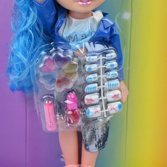 Fashion Doll Makeup Nail Polish With Light & Music