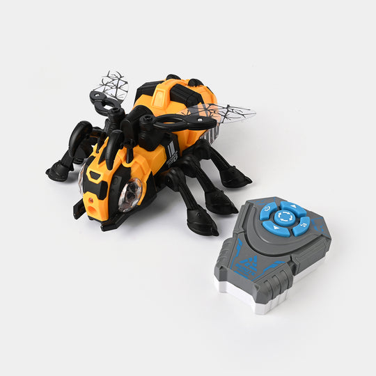 Remote Control Bee Toy With Light, Sound & Spray