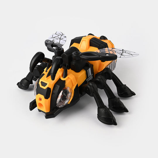 Remote Control Bee Toy With Light, Sound & Spray