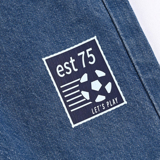 Infant Boys Denim Stretch Pant-DARK BLUE